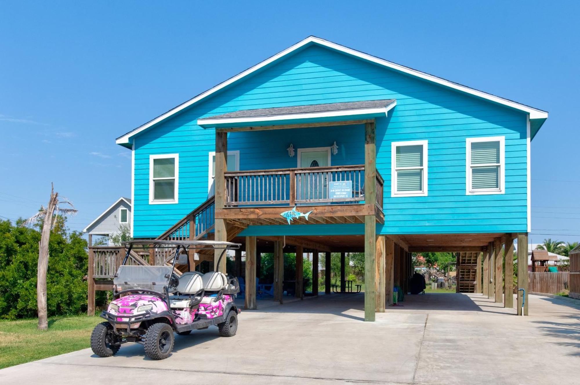 Casita Del Mar - Golf Cart Included Boat Parking Vila Port Aransas Exterior foto